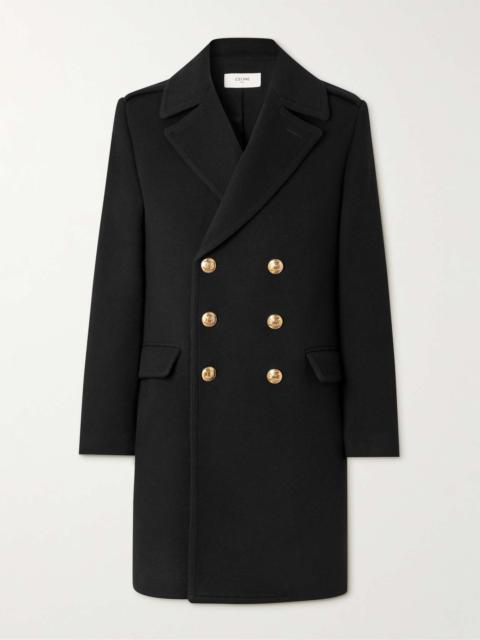 Manathan Double-Breasted Wool and Cashmere-Blend Coat