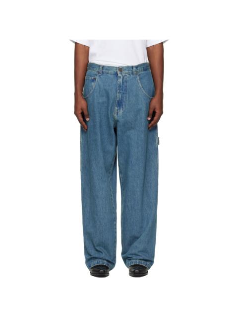 VETEMENTS Blue Hip-Hop Jeans