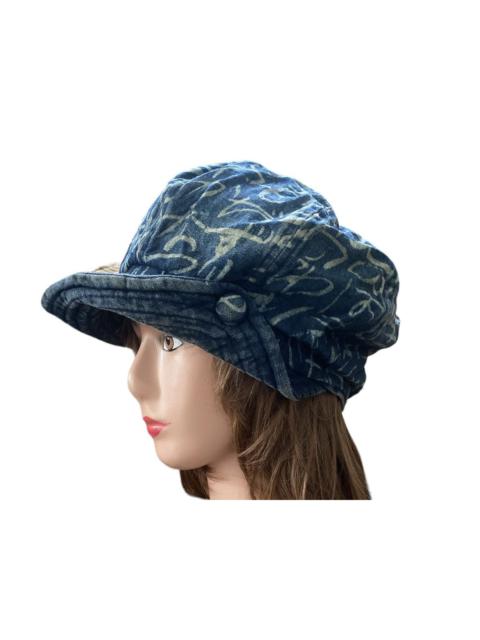 Le Grande Bleu (L.G.B.) - Sasakura Genisho Indigo Denim Hat Rare Design Made Japan