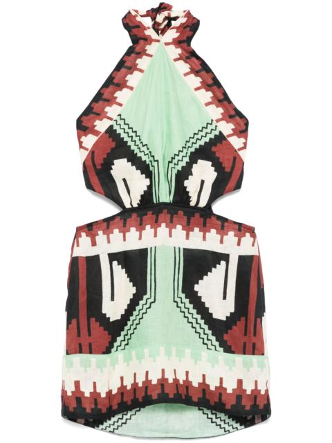 Johanna Ortiz Tide Strenght mini dress