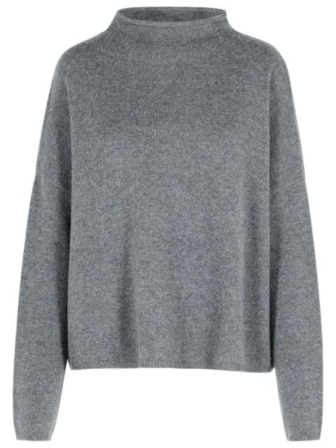 LISA YANG Lisa Yang 'Sandy' Graphite Cashmere Sweater Women