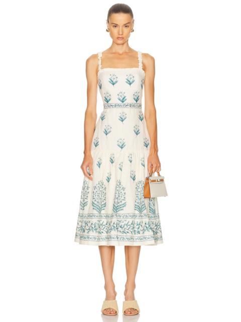 Agua by Agua Bendita Nispero Ceiba Midi Dress