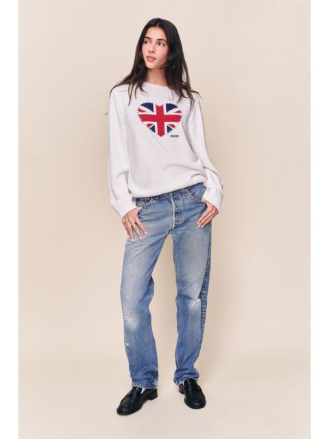 GUIZIO UNION JACK LOVE SWEATER