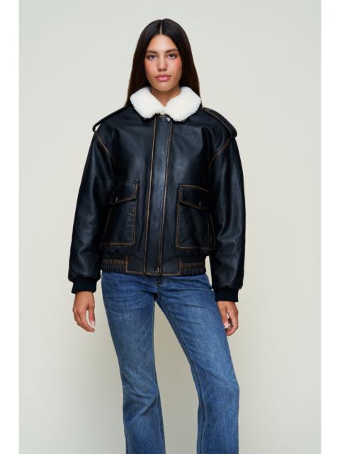 GUIZIO HUGO VINTAGE LEATHER BOMBER