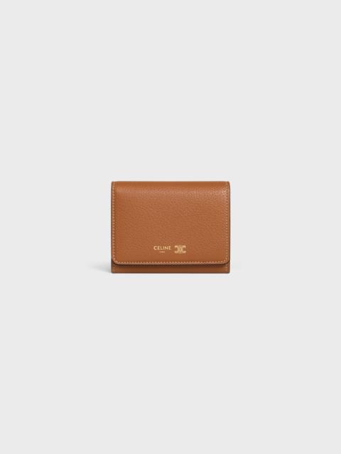 CELINE FINE WALLET IN SUPPLE GRAINED CALFSKIN