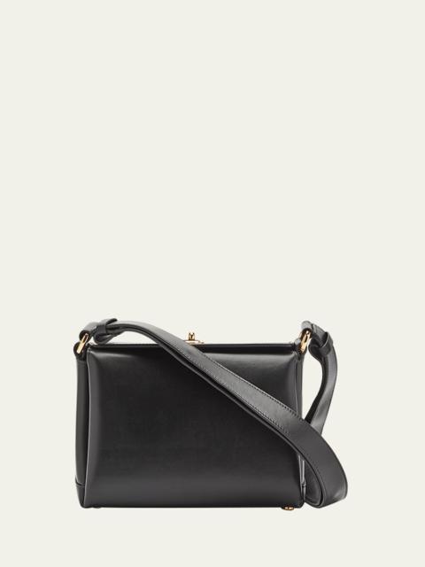 Plan C Small Folded Shoulder Bag in Vitello Leather