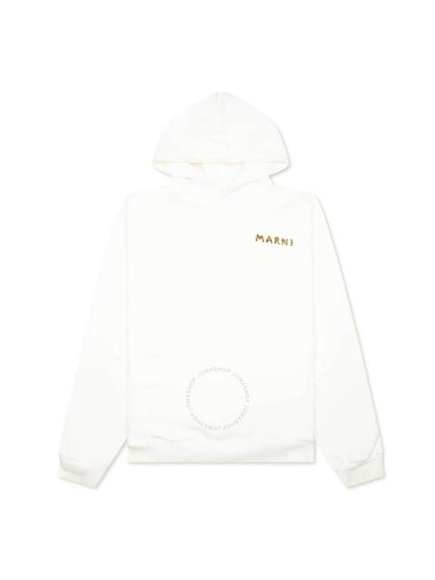Marni Marni Collage Bouquet Embroidered Hoodie