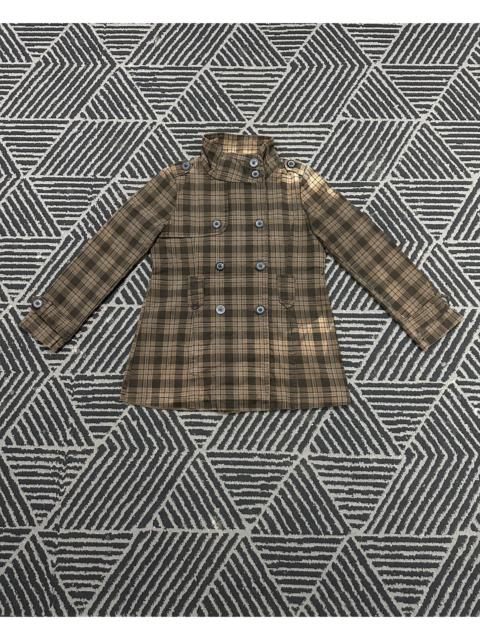 Other Designers Vintage Japanese Style Checkered Plaid Buttoned Jacket