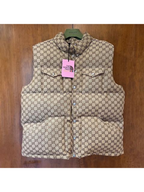 GUCCI North Face Gucci Puffer Vest in XL