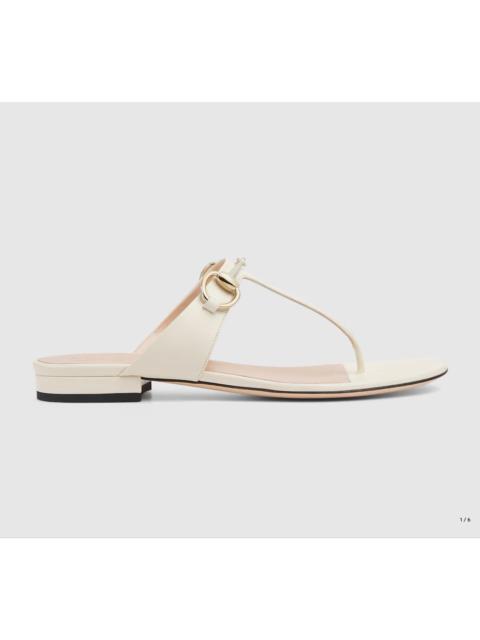 Gucci thong sandal with Horsebit