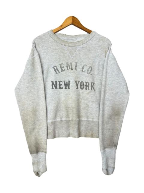 Other Designers Vintage 80s New York Spellout Distressed Sweatshirt