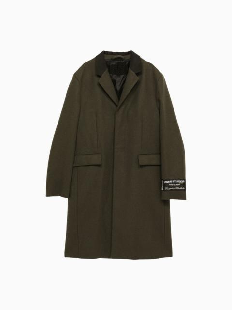 Acne Studios Single-Breasted Wool-Blend Military Coat Men