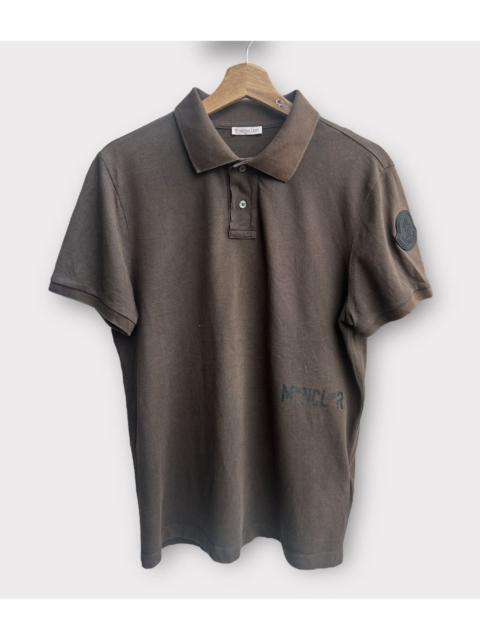 Moncler Moncler Magnia Polo RESISTANCE Rubber Logo Patch