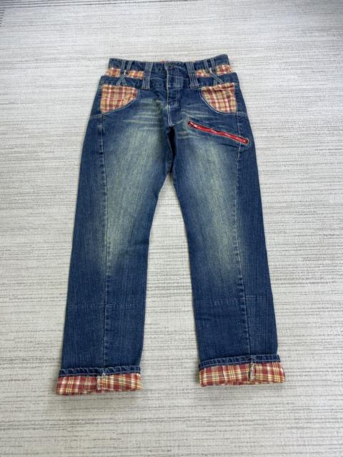 Hysteric Glamour Vintage B-S Hysteric Style Double Waist Denim Jeans