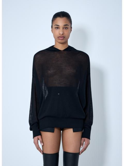 Rick Owens Rick Owens Women Mesh Knit Hoodie