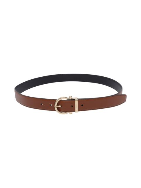 FERRAGAMO Reversible And Adjustable Gancini Belt