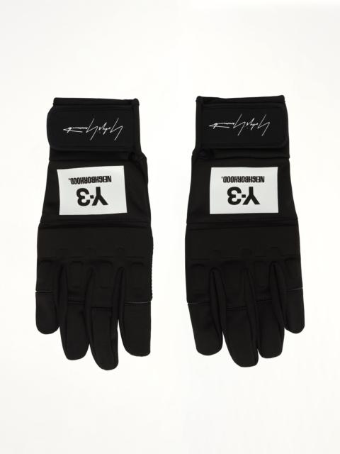 Y-3 Y-3 X NBHD Gloves in Black