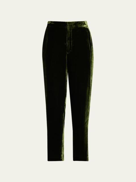L'AGENCE Rebel Velvet Trousers