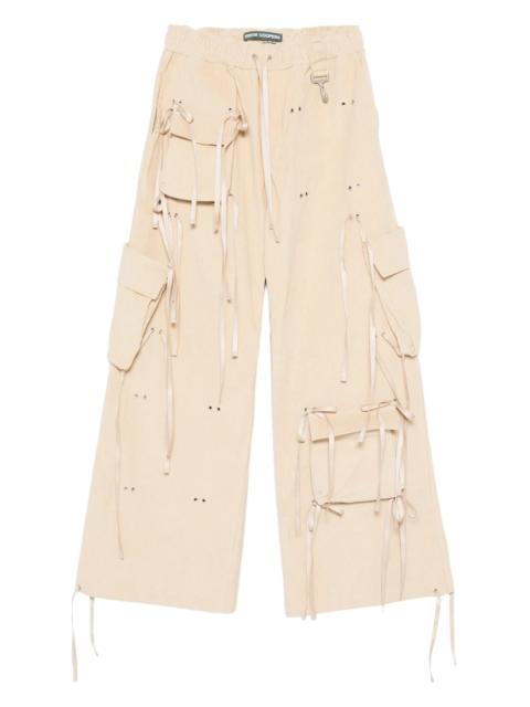 REESE COOPER® corduroy wide-leg trousers