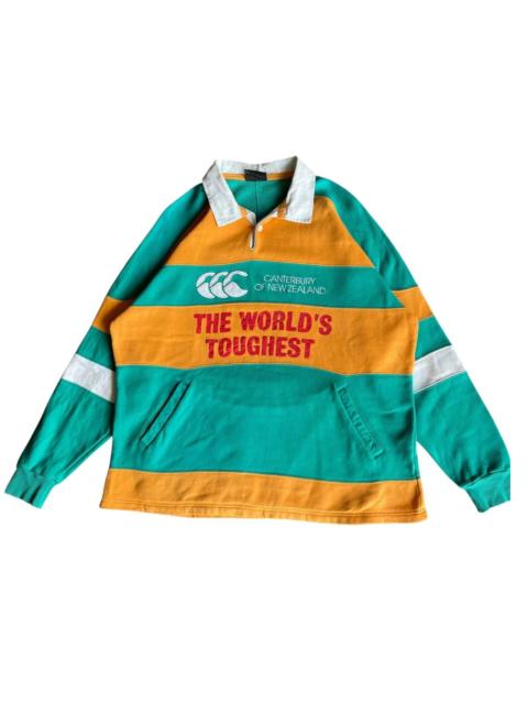 Other Designers Canterbury Of New Zealand Big Logo Rugby Block Sweatshirt