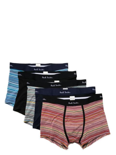 Paul Smith Paul Smith Men Signature Stripe Trunk - 5 Pack