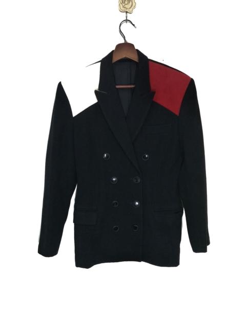 Archives Runway Yohji Yamamoto Signature Label Wool Coat