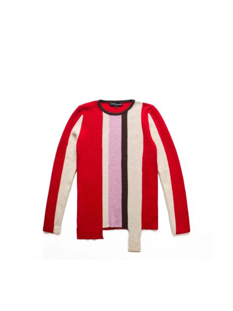 EDWARD CUMING Edward Cuming Intarsia Vertical Stripe Sweater