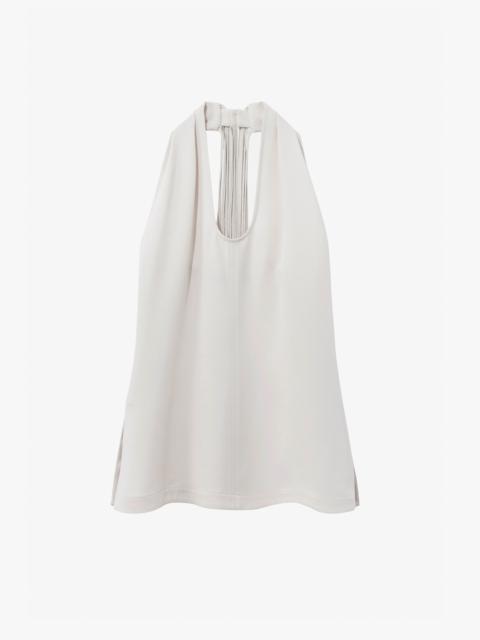 Proenza Schouler Miller Top in Light Matte Viscose Crepe