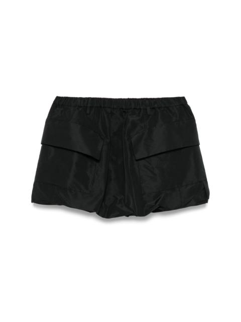 bubble-hem mini skirt
