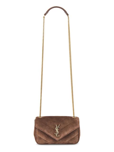 SAINT LAURENT Mini Loulou Chain Bag