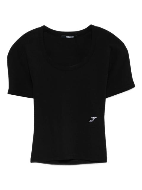 JACQUEMUS The Espiral scoop-neck T-shirt