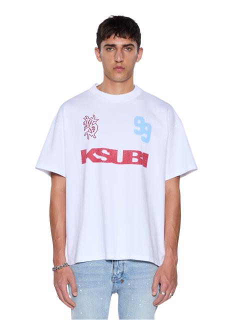 Ksubi RUGGED EKCESS SS TEE WHITE/RED