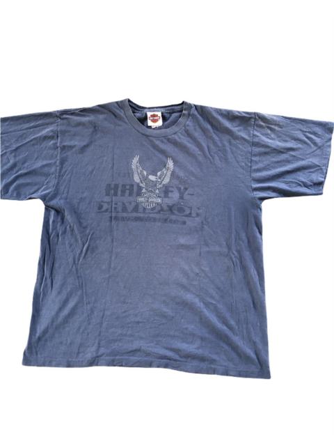 Other Designers Vintage - 💥Vintage 90s Harley Davidson Georgia Double side Logo Tee