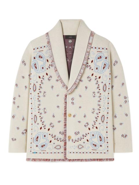 Alanui Bandana Jacquard Cardigan