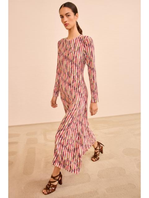 ULLA JOHNSON Estella Multicolor Midi Dress