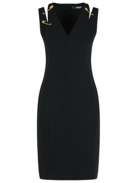 VERSACE Versace Black Viscose Blend Dress Women