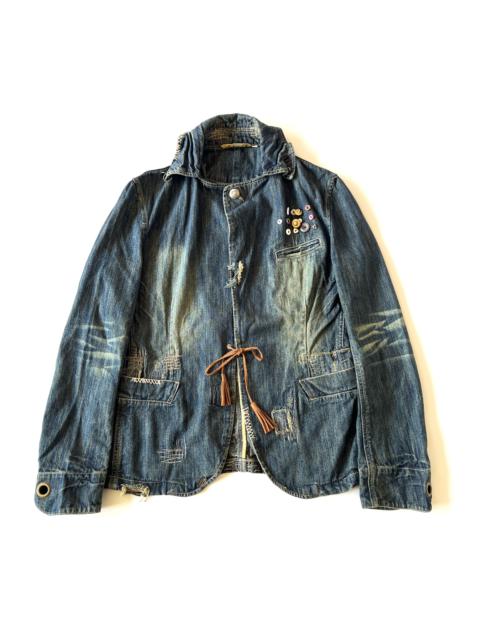 Other Designers Gumu international Distressed Pierced Jacket