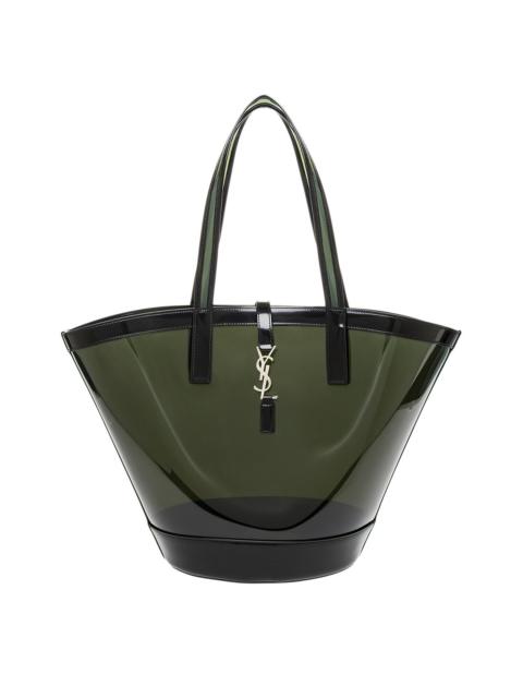 SAINT LAURENT Saint Laurent Cassandre Panier Medium Vinyl Tote