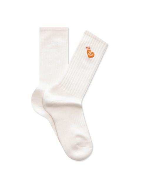 Human Made PILE SOCKS - WHITE