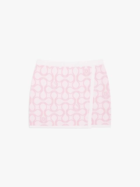 CASABLANCA Optic Drop Wrap Mini Skirt | Casablanca Paris
