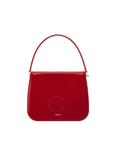 FERRAGAMO Ferragamo Semi-Rigid Logo Printed Tote Bag