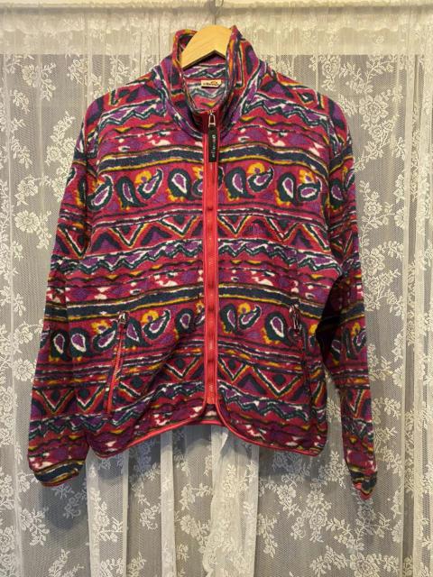 Other Designers 90's Striking Paisley Ellesse Fleece Vintage Jacket