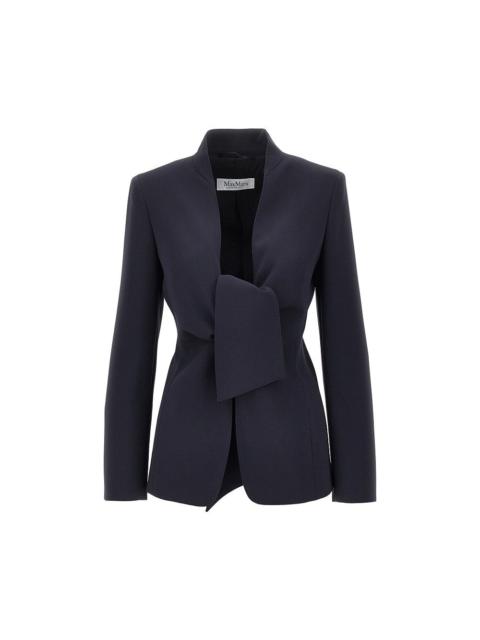 Max Mara Max Mara Cady Jacket with Sash Blue