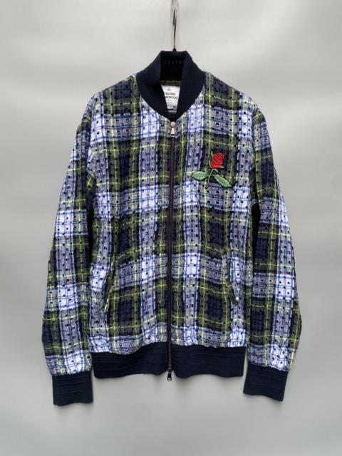 Vivienne Westwood S/S 2016- VW Man- Distressed Plaid Bomber Jacket