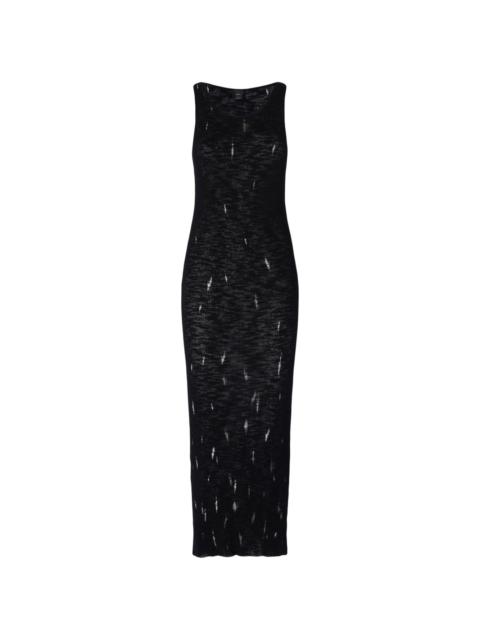 PINKO ripped midi dress