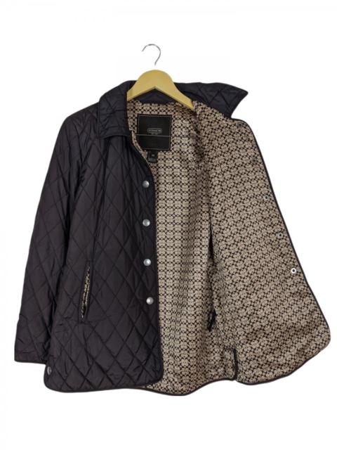 Other Designers Coach - Monogram Quilted Jacket Featherlight Femme Coat