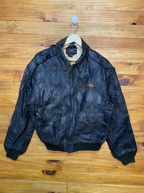 Other Designers Us Air Force - Vintage 80s Avirex Type A2 Leather Jacket