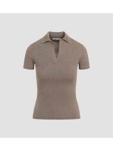 Max Mara Max Mara Albero Knit Ribbed Polo