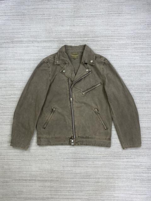Other Designers Designer × Vintage - Vintage Corisco Nice Biker Denim Fullzip Jacket