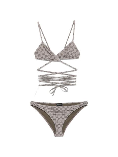 GUCCI Gucci Women Gg Triangle Bikini Set